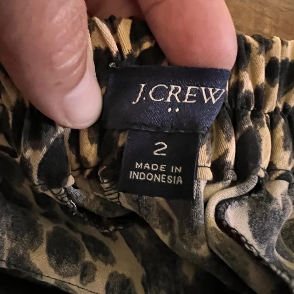 J Crew Wide Leg Relaxed Fit Jamie Pant